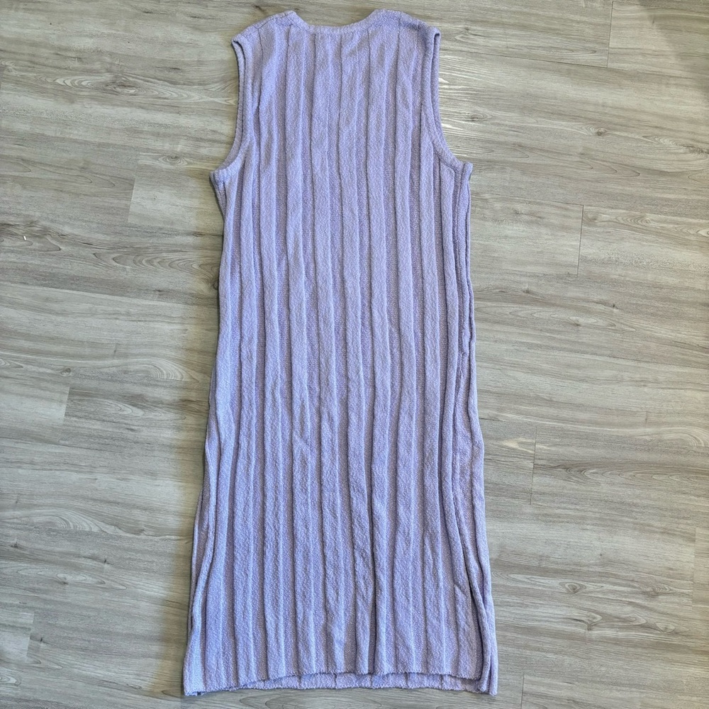 Free People Lavender Ribbed Midi Dress - Picture 4 of 11